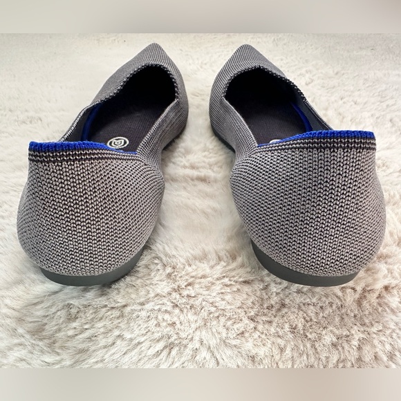 Rothy's The Point in Cloud Grey Birdseye - Like New Size 8 - Picture 5 of 6